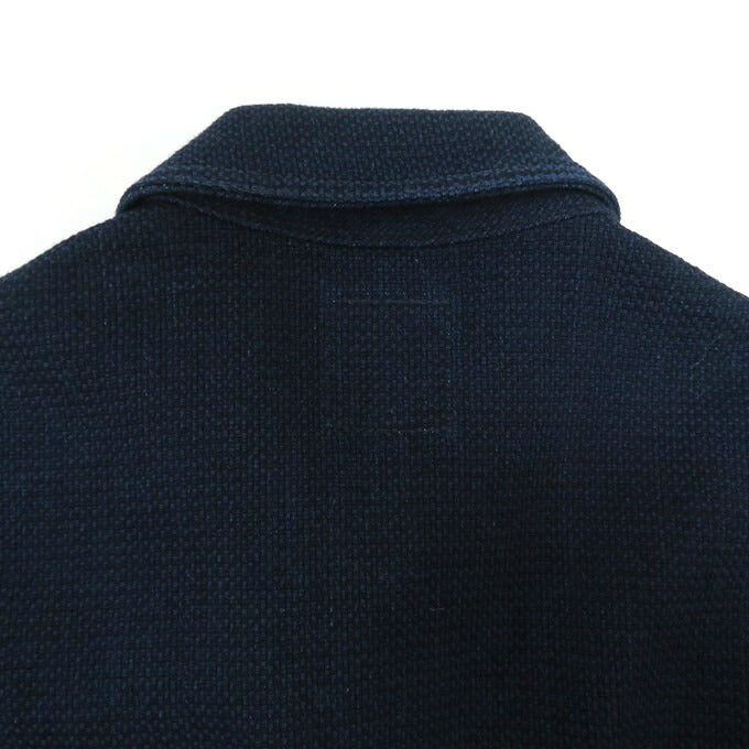 MOMOTARO JEANS Dobby US Navy Coverall Denim Indigo Size 36