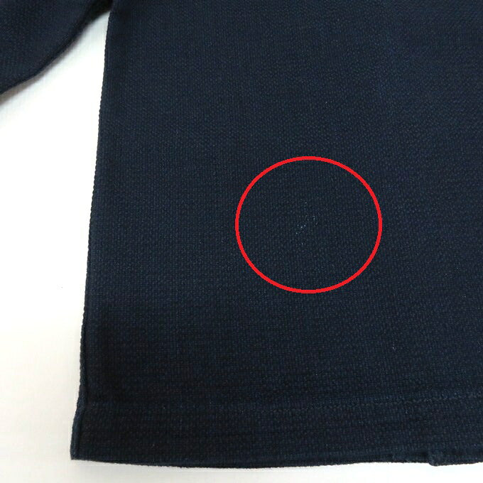 MOMOTARO JEANS Dobby US Navy Coverall Denim Indigo Size 36