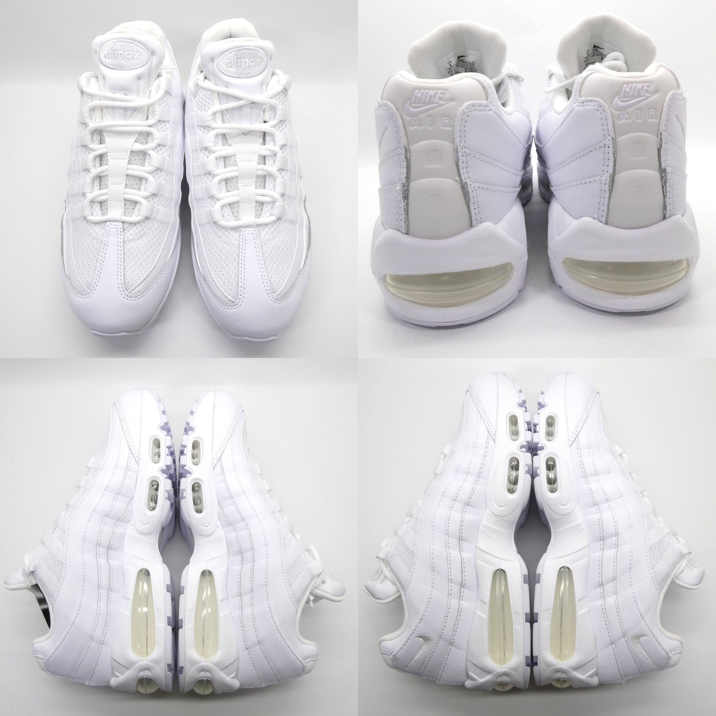 NIKE Air Max 95 Big Bubble White Sneakers