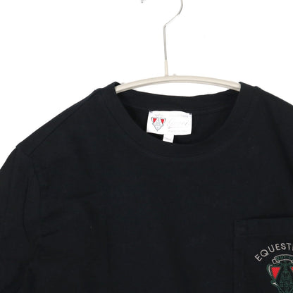 GUCCI Pocket Cotton T-Shirt Black SS Size XS