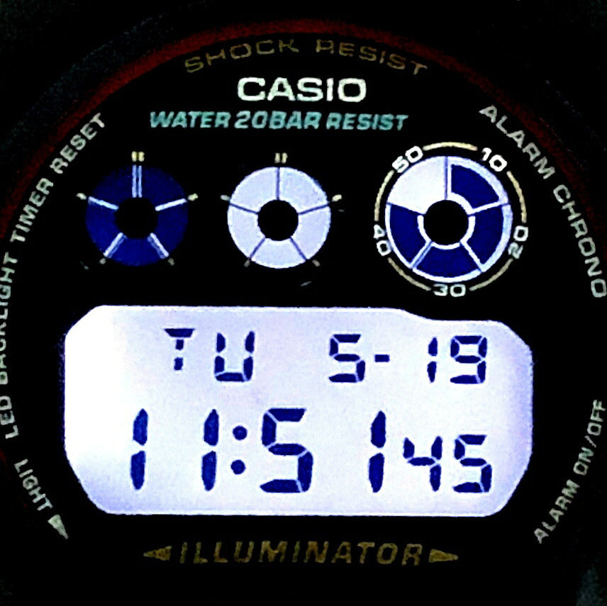 G-SHOCK DW-6900RL-1 Iconic Three-Eye Watch Size ONE SIZE