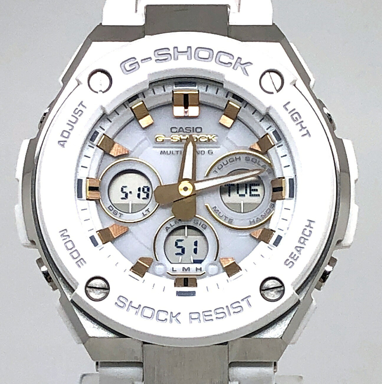 G-SHOCK G-STEEL GST-W300 Tough White Silver Watch Size ONE SIZE