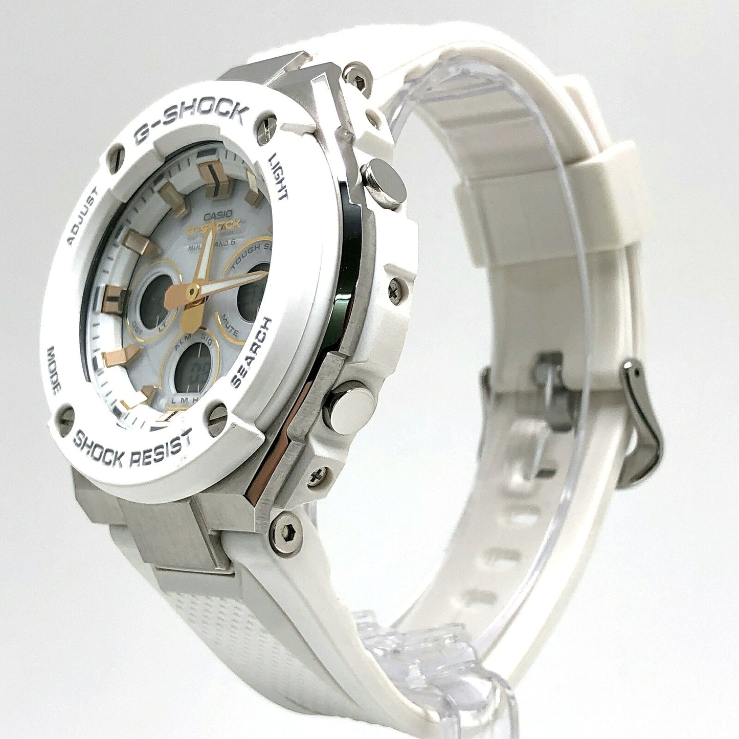 G-SHOCK G-STEEL GST-W300 Tough White Silver Watch Size ONE SIZE