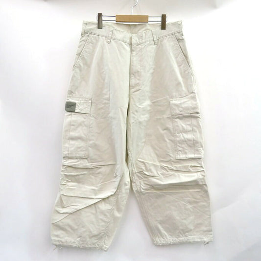 NEIGHBORHOOD 24SS Wide Cargo Pants Off White Size L