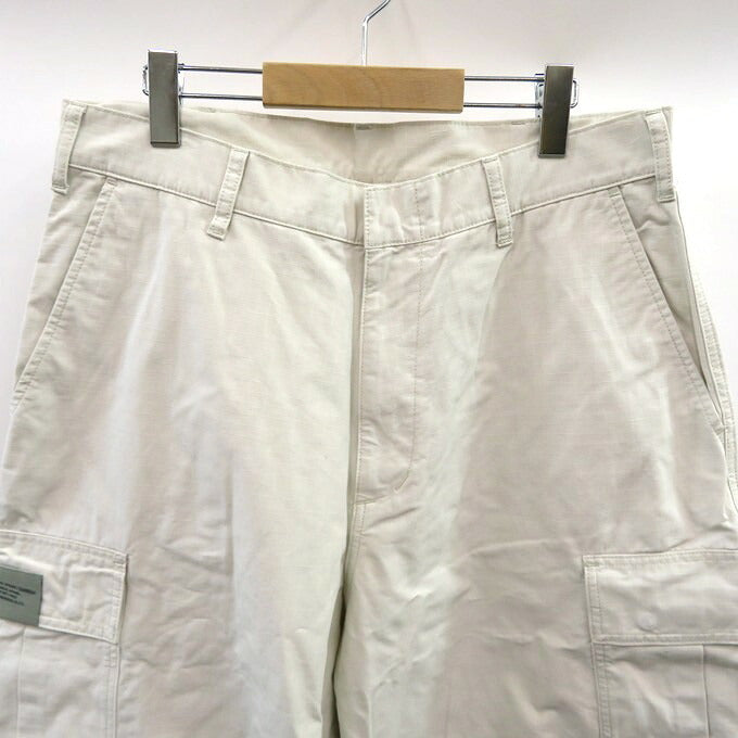 NEIGHBORHOOD 24SS Wide Cargo Pants Off White Size L
