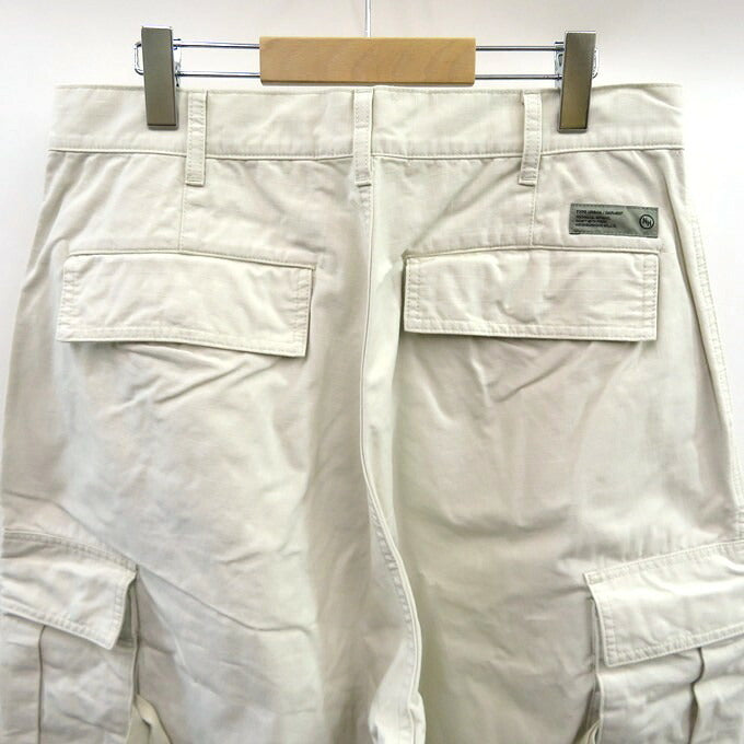 NEIGHBORHOOD 24SS Wide Cargo Pants Off White Size L