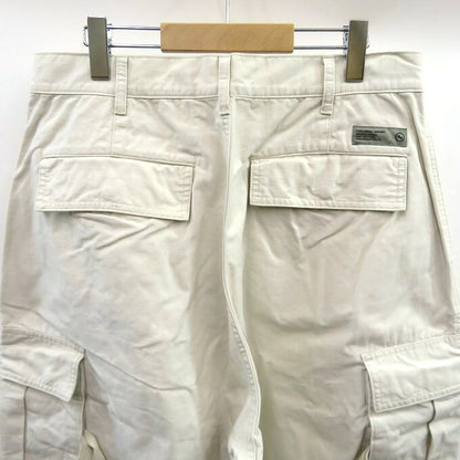 NEIGHBORHOOD 24SS Wide Cargo Pants Off White Size L