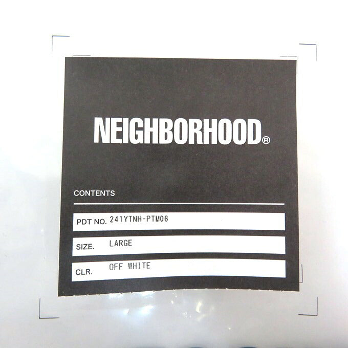 NEIGHBORHOOD 24SS Wide Cargo Pants Off White Size L