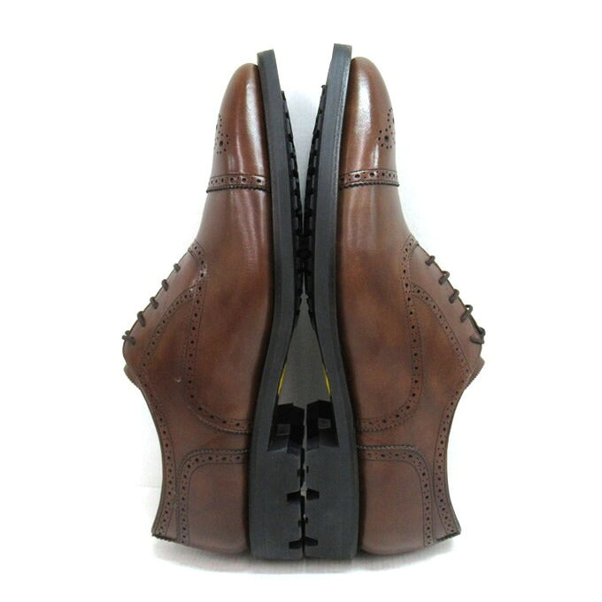 SHETLAND FOX Straight Tip Medallion Oxfords Brown Sneakers Size 6 1/2