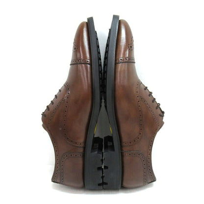 SHETLAND FOX Straight Tip Medallion Oxfords Brown Sneakers Size 6 1/2