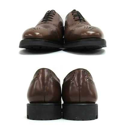 SHETLAND FOX Straight Tip Medallion Oxfords Brown Sneakers Size 6 1/2