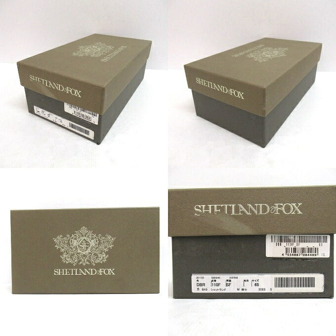SHETLAND FOX Straight Tip Medallion Oxfords Brown Sneakers Size 6 1/2