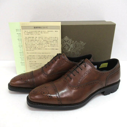 SHETLAND FOX Straight Tip Medallion Oxfords Brown Sneakers Size 6 1/2