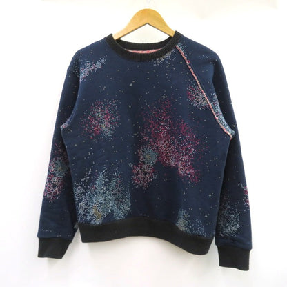 RANDY Asymmetric Crewneck Sweatshirt Navy Size 1