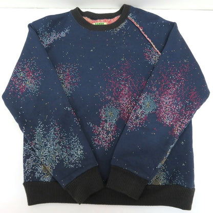 RANDY Asymmetric Crewneck Sweatshirt Navy Size 1