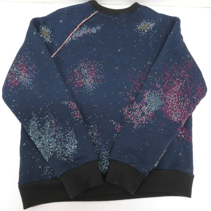 RANDY Asymmetric Crewneck Sweatshirt Navy Size 1