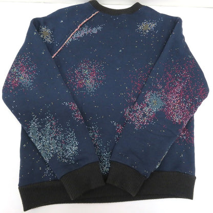 RANDY Asymmetric Crewneck Sweatshirt Navy Size 1