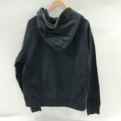 A BATHING APE College Logo Zip Up Hoodie Black Size M