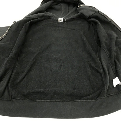 A BATHING APE College Logo Zip Up Hoodie Black Size M