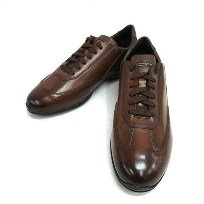 Santoni AMG Logo Lace-up Sneakers Brown Size 5 1/2