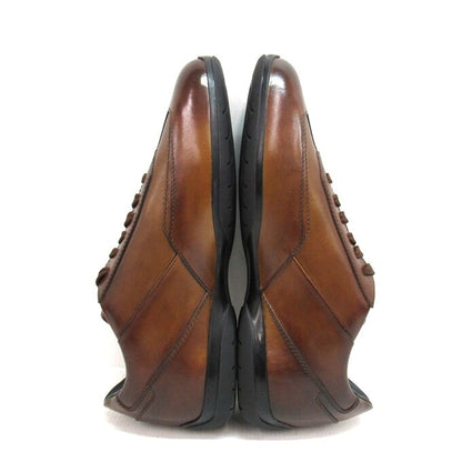 Santoni AMG Logo Lace-up Sneakers Brown Size 5 1/2