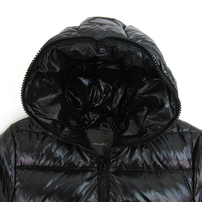 DUVETICA Dionisio Hooded Down Jacket Black Size 48