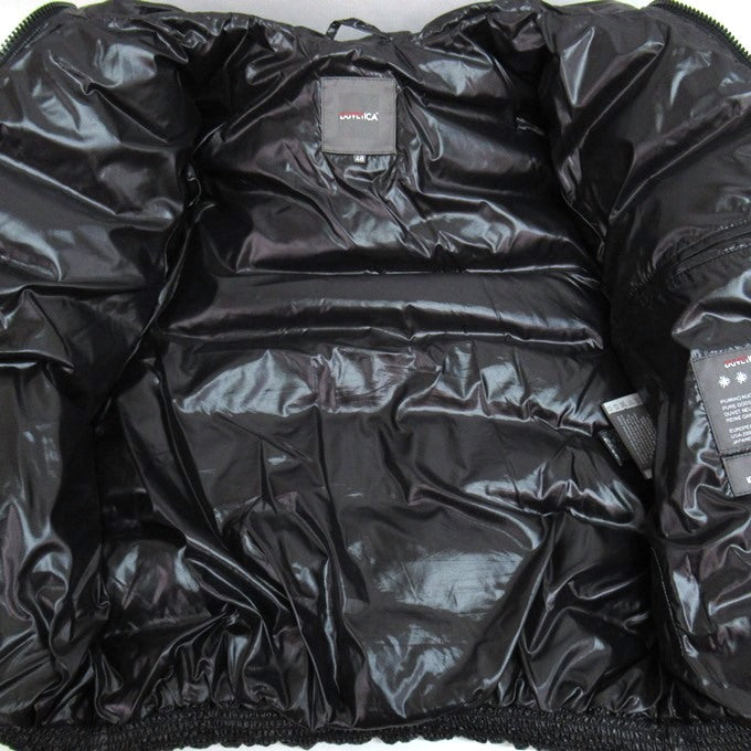 DUVETICA Dionisio Hooded Down Jacket Black Size 48