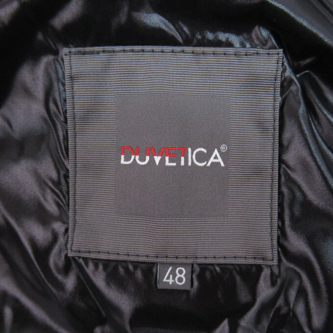 DUVETICA Dionisio Hooded Down Jacket Black Size 48