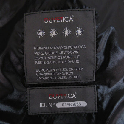 DUVETICA Dionisio Hooded Down Jacket Black Size 48