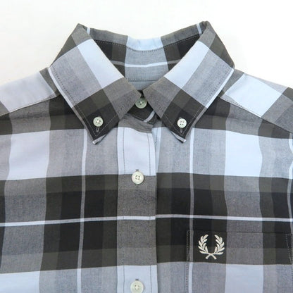 FREDPERRY Long Sleeve Tartan Shirt Dress Multi Size UK8