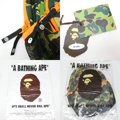 A BATHING APE ABC Camo Packable Daypack Green Bag Size ONE SIZE