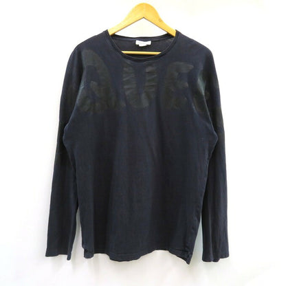 ALEXANDER MCQUEEN Crewneck Long Sleeve T-Shirt Navy Size XL