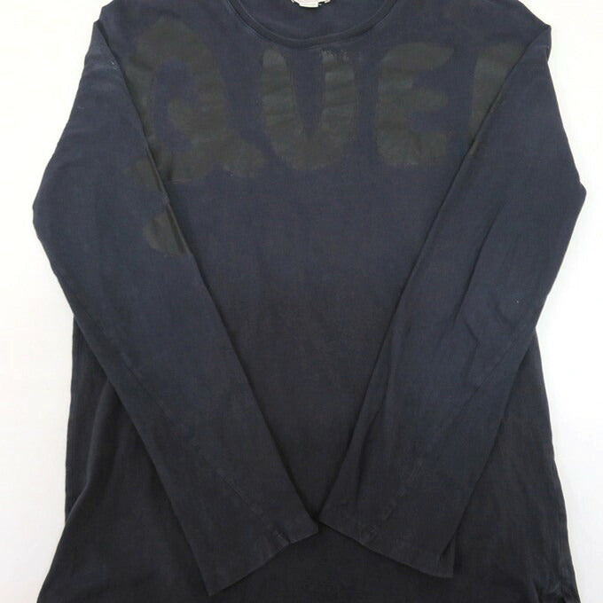 ALEXANDER MCQUEEN Crewneck Long Sleeve T-Shirt Navy Size XL