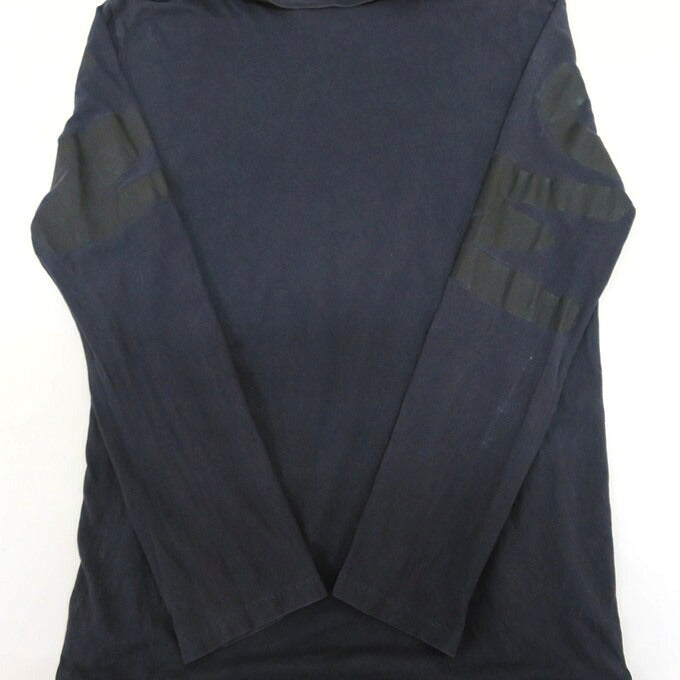 ALEXANDER MCQUEEN Crewneck Long Sleeve T-Shirt Navy Size XL