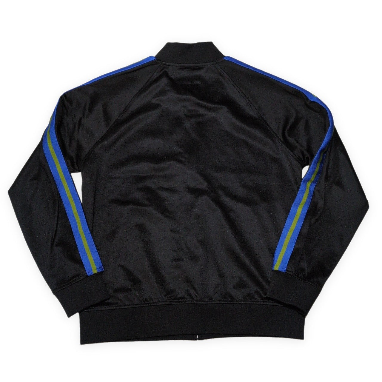 Stussy Black Striped Polyester Track Jacket Size M