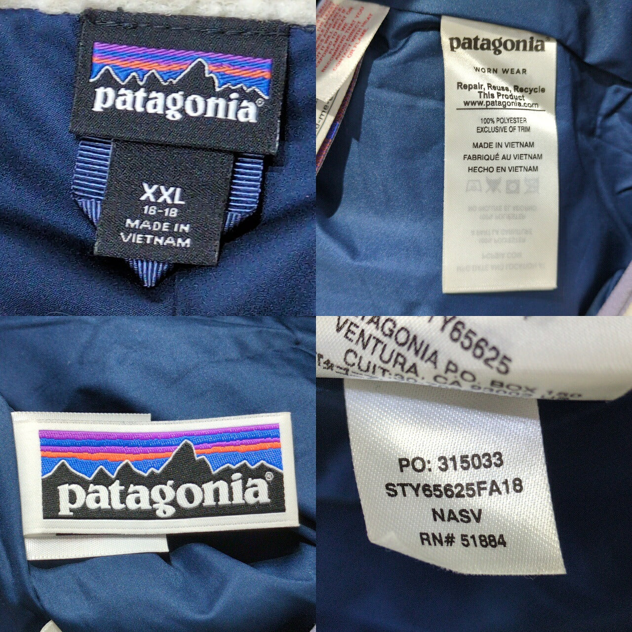 Patagonia Retro-X Boa Fleece Jacket White Size XXL