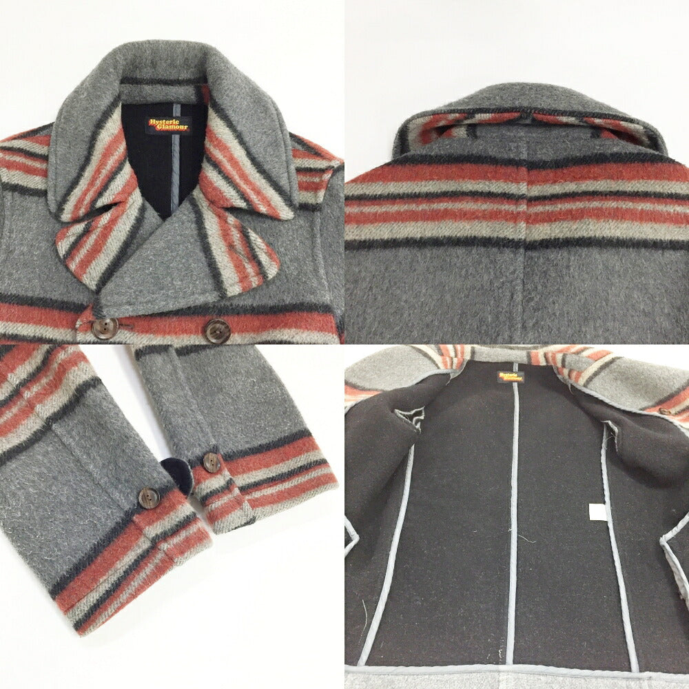 HYSTERIC GLAMOUR Wool Jacket Gray Size S