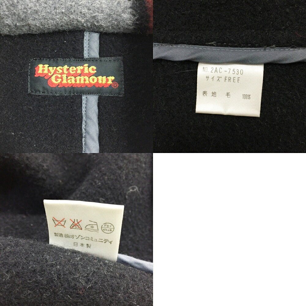 HYSTERIC GLAMOUR Wool Jacket Gray Size S
