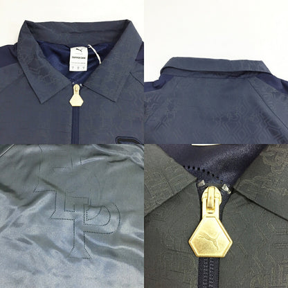 DAPPER DAN x PUMA Full Zip Embroidered Jacket Navy Size L