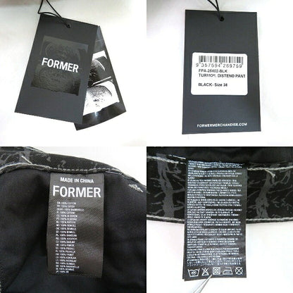 FORMAR Oversized Long Pants Black Size FPA-25402