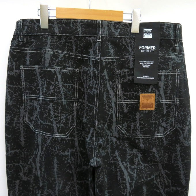 FORMAR Oversized Long Pants Black Size FPA-25402