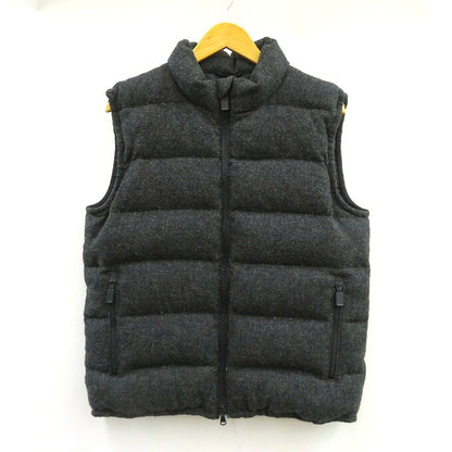 ASPESI Wool Down Vest Charcoal Gray Size L