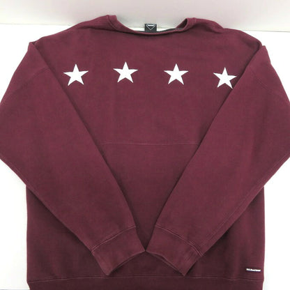 F.C.R.B Star Applique Team Crewneck Sweatshirt Red Size XL