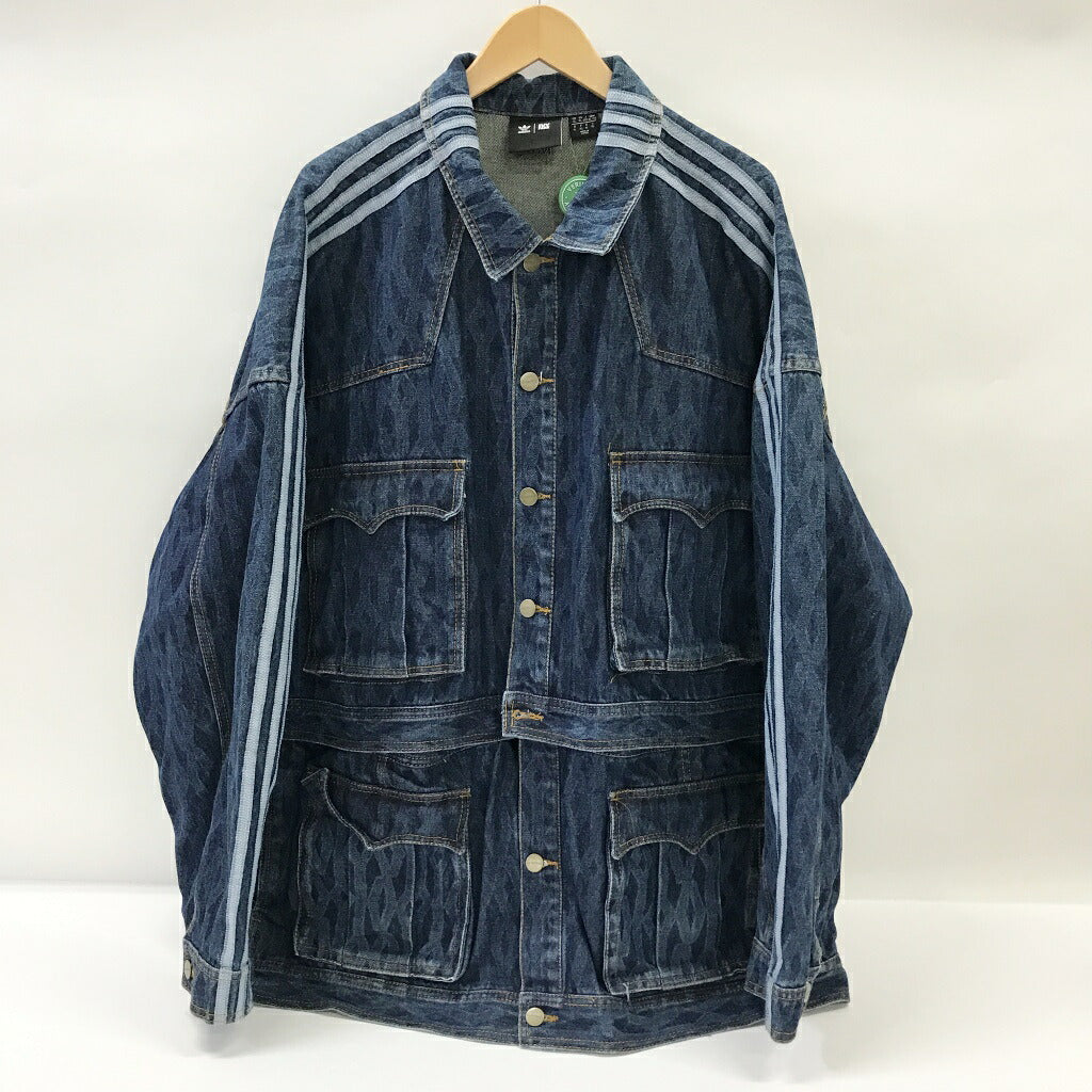 Ivy Park x Adidas Denim Jacket Blue Size 4XO