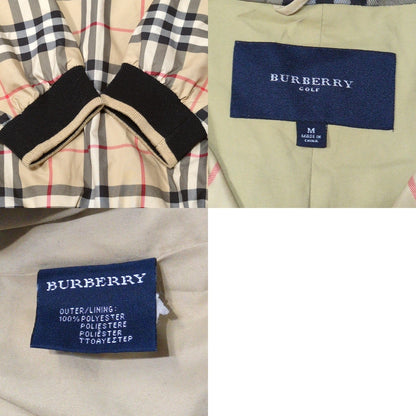 Burberry Nova Check Half-Zip Pullover Jacket Size M