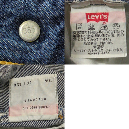 LEVI'S 90s Vintage 501 Made in USA Blue Jeans Size W31