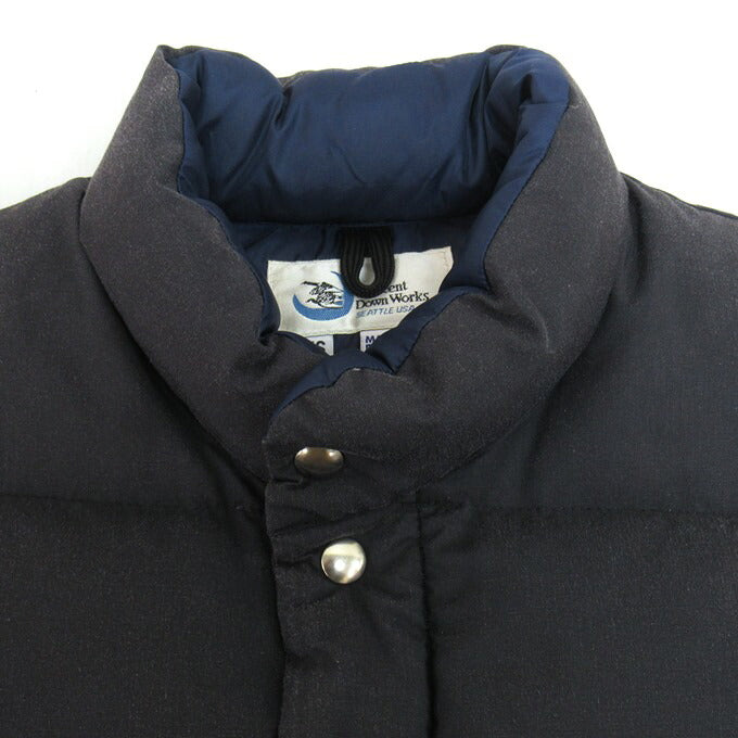 CRESCENT DOWN WORKS Gray Down Vest Size XS