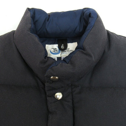 CRESCENT DOWN WORKS Gray Down Vest Size XS