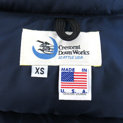 CRESCENT DOWN WORKS Gray Down Vest Size XS