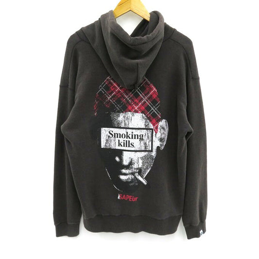 SAPEur × FR2 Collaboration Gray Hoodie Size L